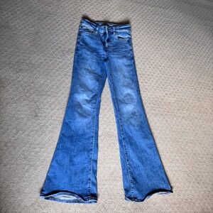 American Eagle Outfitters Classic Blue Flare Jeans
